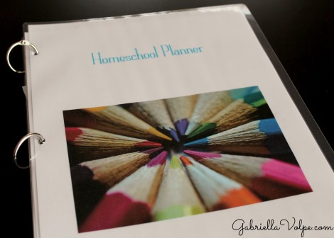 homeschool planner coverpage