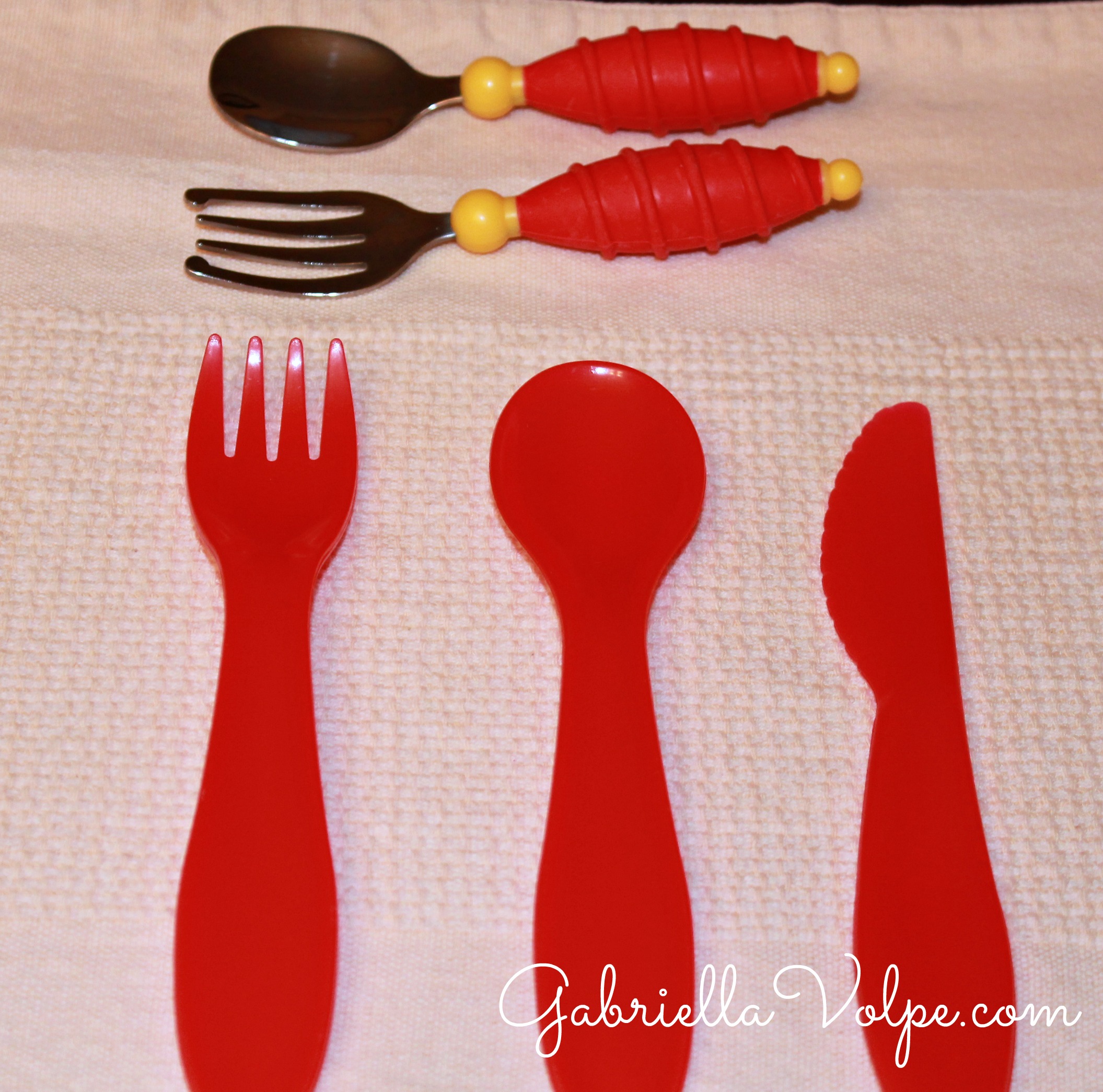 utensils in the kitchen with the child with special needs GABRIELLA