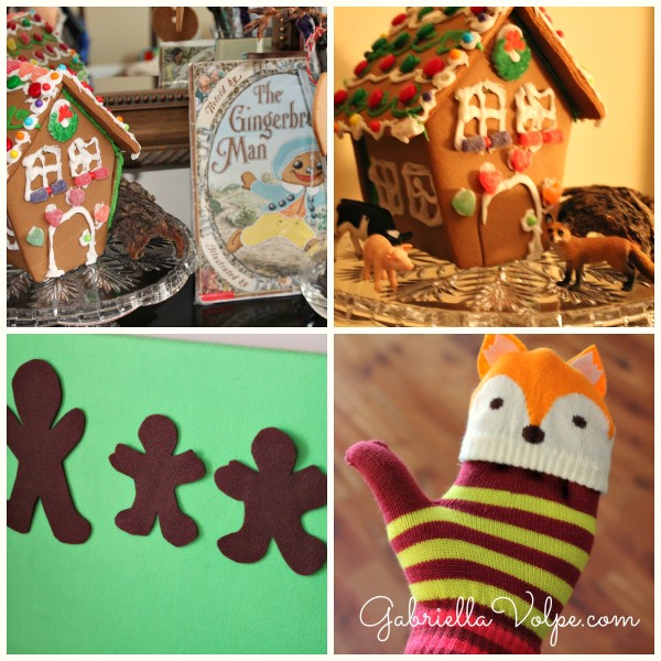 Gingerbread story and crafts as part of 10 adapted Christmas activities.