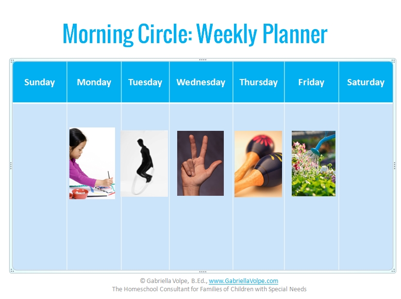 Morning Circle Planner_Visual Schedule Sample