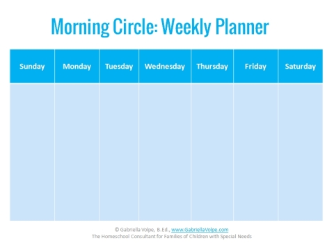 Morning Circle_Weekly Planner
