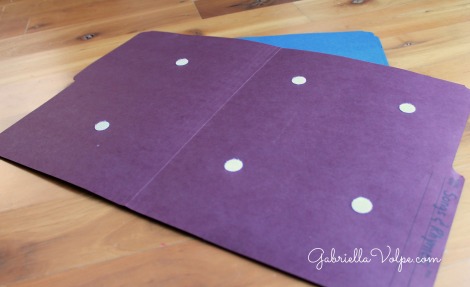 file folders and velcro dots for morning circle with the disabled child
