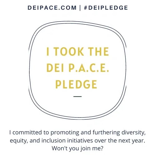 I took the diversity equity and inclusion pledge pledge