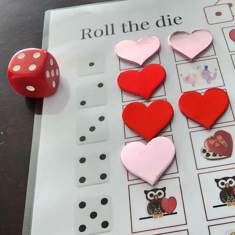 Adapted Valentine Game (+ FREE Printable Game!)