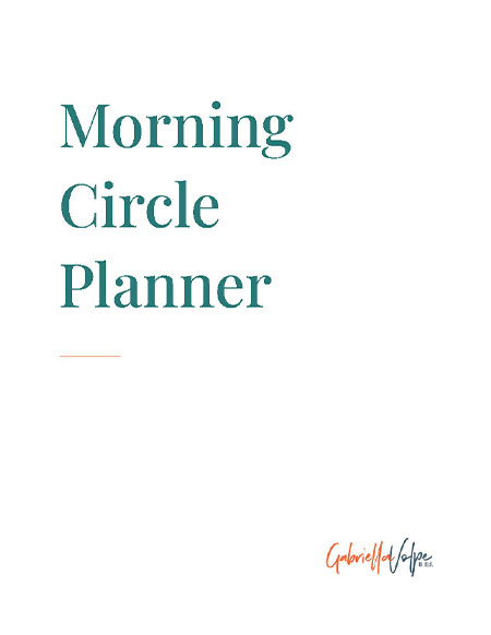 Morning Circle Planner