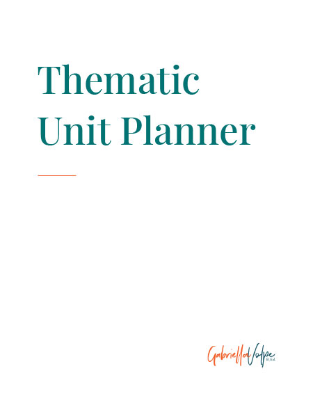 Thematic Unit Planner