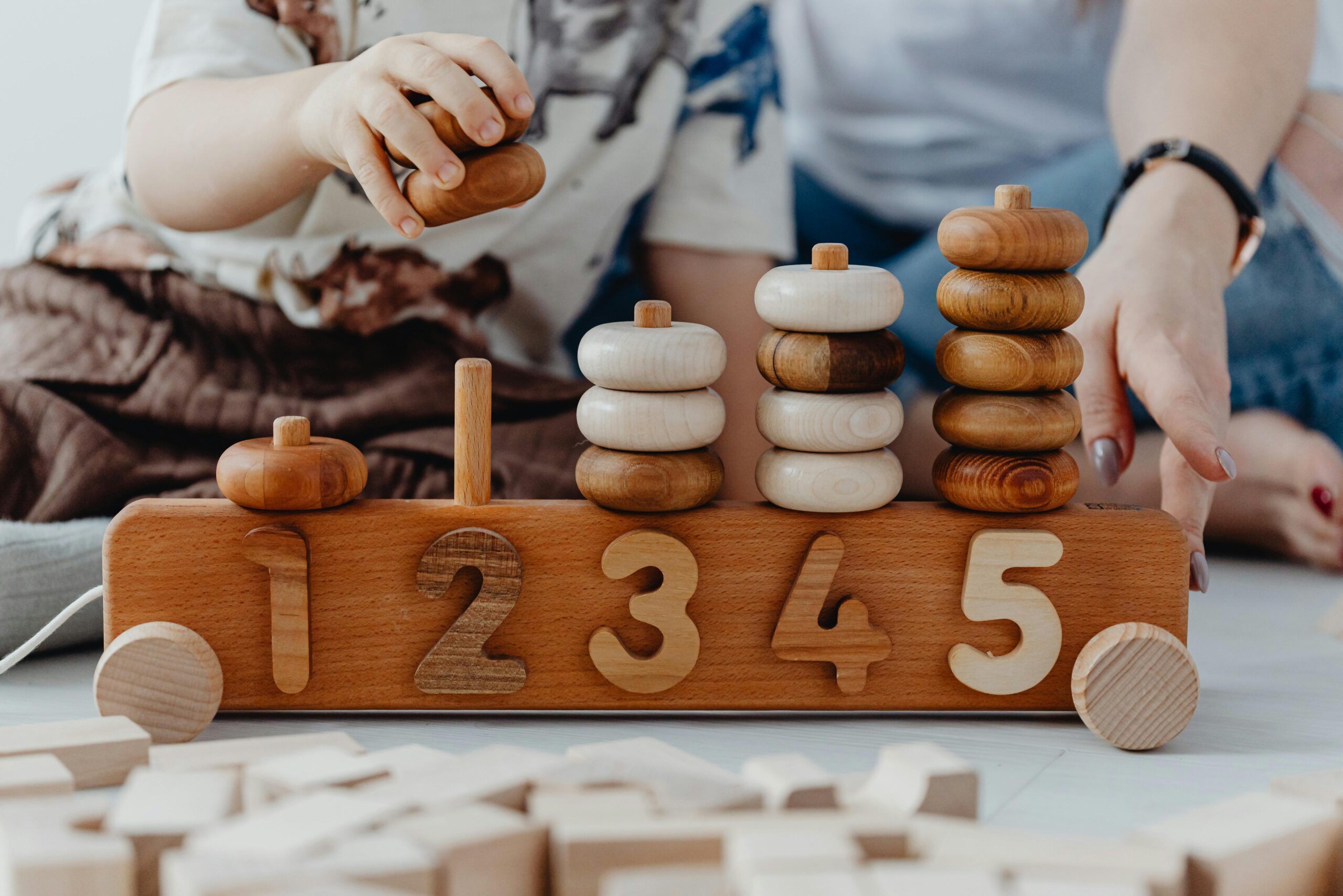 Back-to-homeschool-Gabriella-Volpe Wooden counting toys for back-to-homeschool
