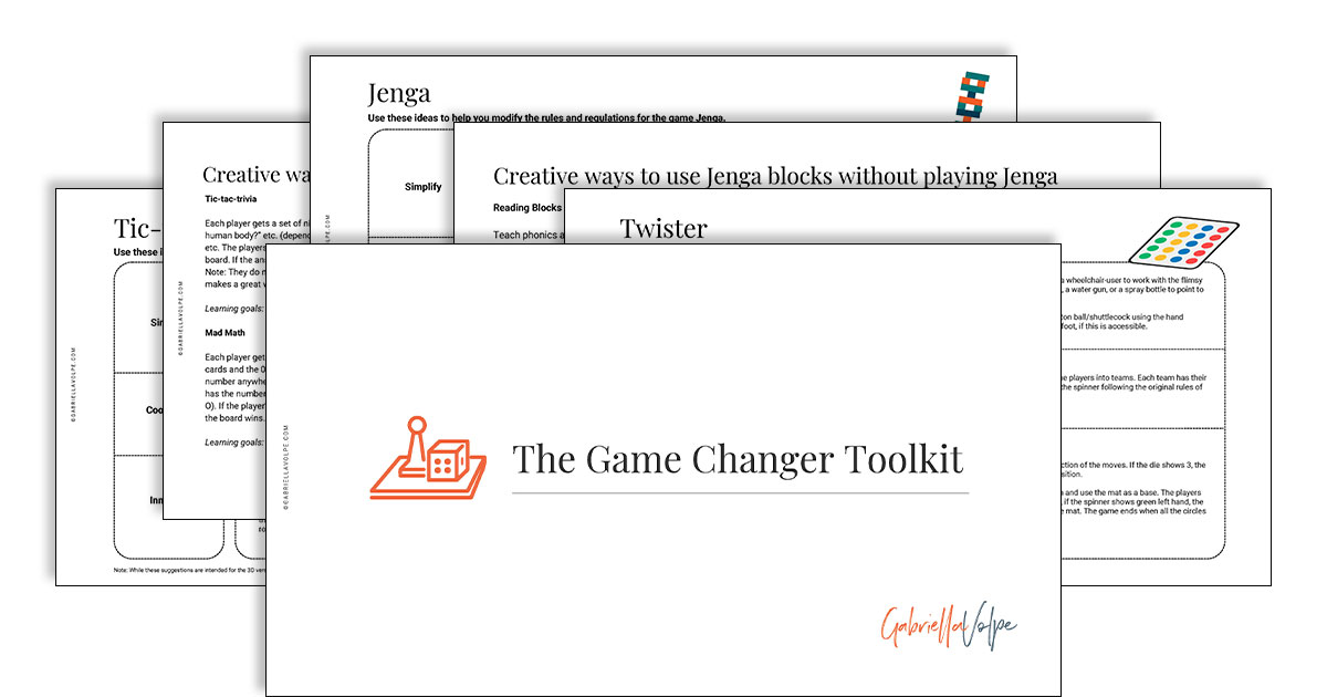 The Game Changer Toolkit by Gabriella Volpe