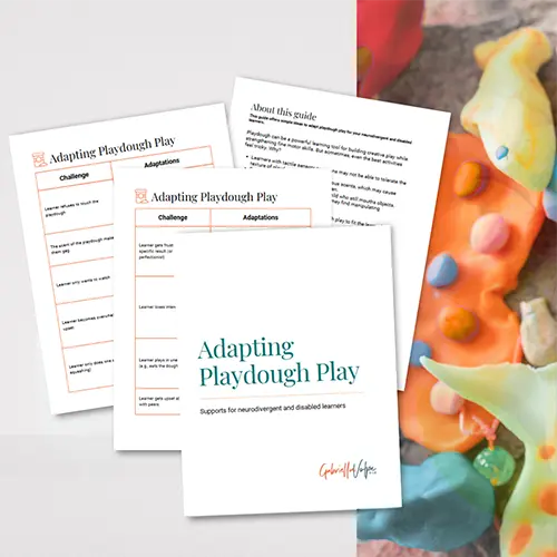 Sign up for free playdough play ideas