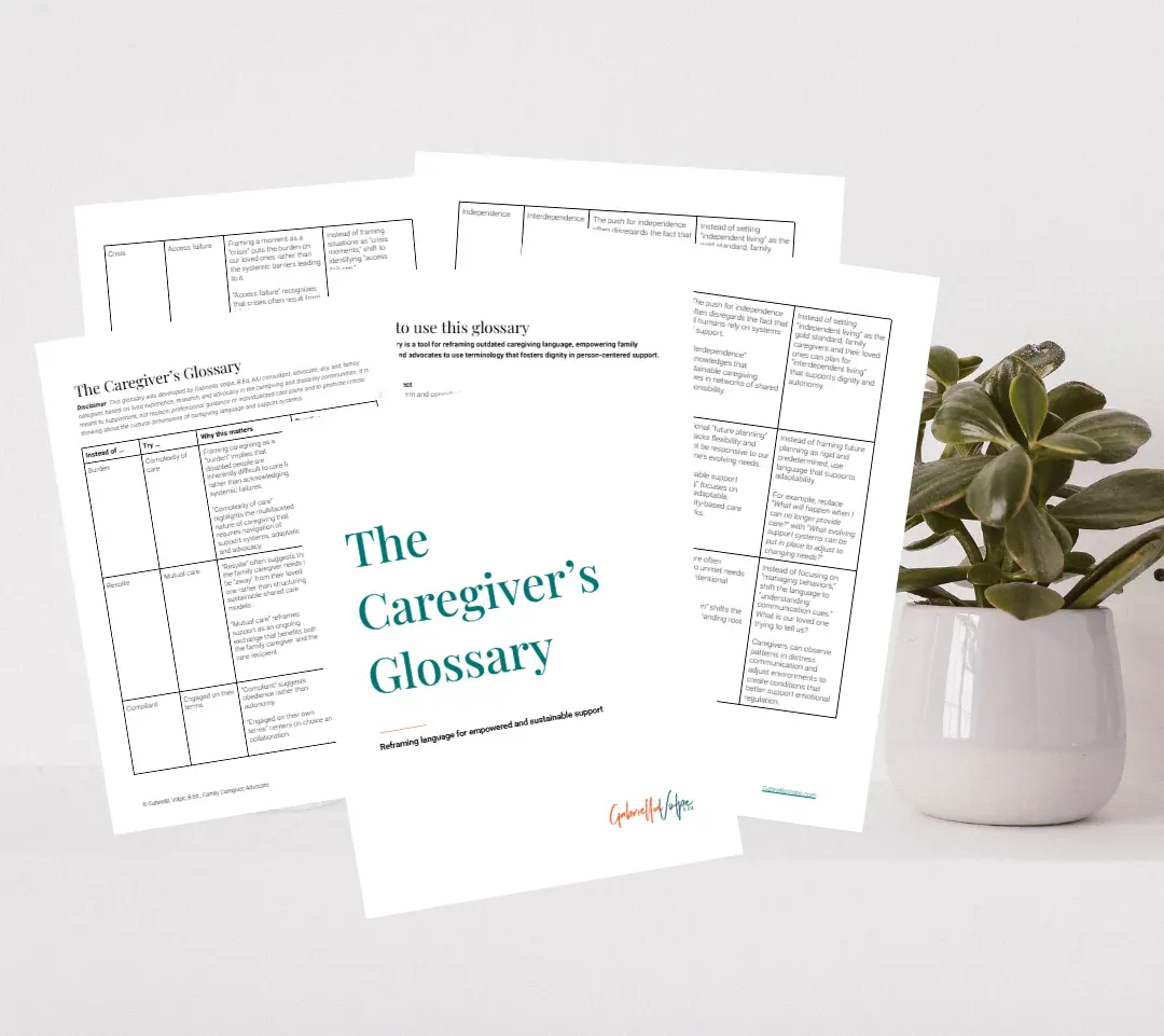 The Caregiver's Glossary (+ Free Download)